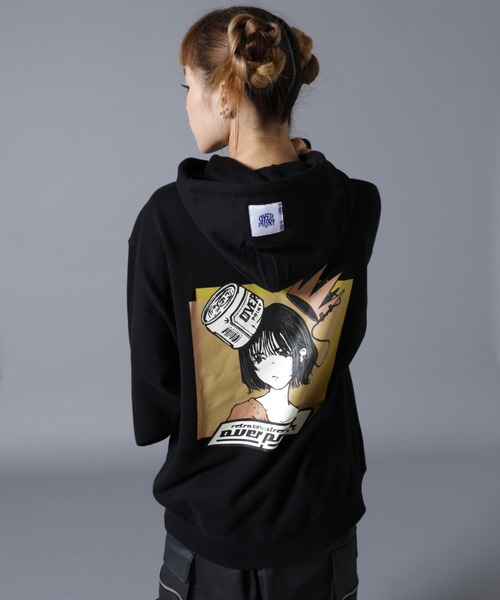セール】overprint/オーバープリント/MIX COLORS HOODIE（パーカー