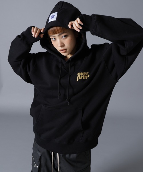 over print(オーバープリント)の「overprint/オーバープリント/MIX COLORS HOODIE(パーカー・レディース・ブラウン/ブラック・L/M)」の19枚目の写真