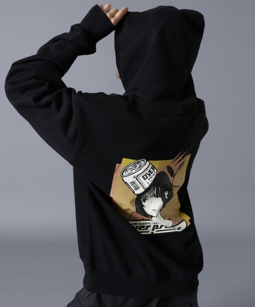 over print(オーバープリント)の「overprint/オーバープリント/MIX COLORS HOODIE(パーカー・レディース・ブラウン/ブラック・L/M)」の22枚目の写真