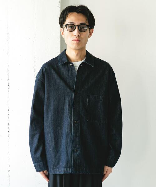 URBAN RESEARCH DOORS（アーバンリサーチドアーズ）の「デニムシャツカバーオール（カバーオール・メンズ・ブルー系その他/ブラック/ワンウォッシュ・MEDIUM/LARGE）」の10枚目の写真