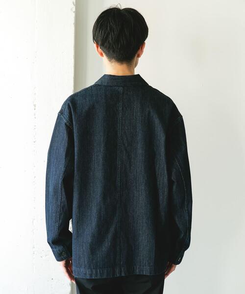 URBAN RESEARCH DOORS（アーバンリサーチドアーズ）の「デニムシャツカバーオール（カバーオール・メンズ・ブルー系その他/ブラック/ワンウォッシュ・MEDIUM/LARGE）」の12枚目の写真