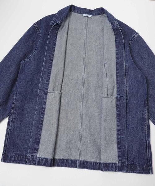 URBAN RESEARCH DOORS（アーバンリサーチドアーズ）の「デニムシャツカバーオール（カバーオール・メンズ・ブルー系その他/ブラック/ワンウォッシュ・MEDIUM/LARGE）」の22枚目の写真
