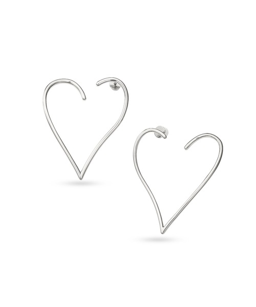 AFFECT(アフェクト)の「Heart pierced(L)(ピアス(両耳用)・レディース・シルバー/ゴールド・FREE)」の2枚目の写真