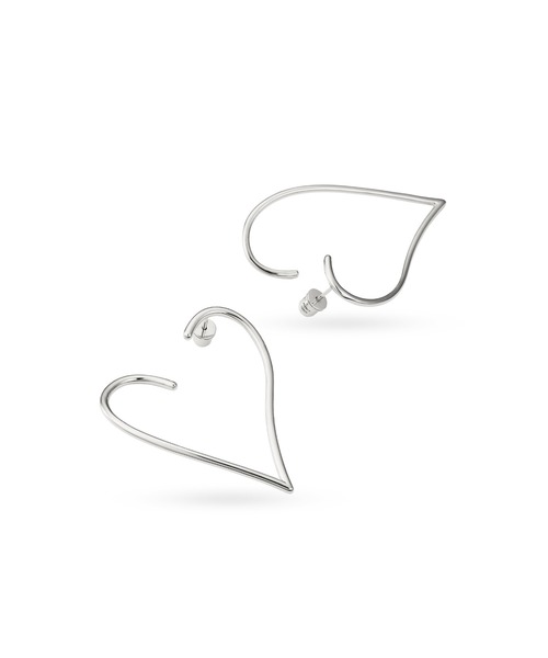 AFFECT(アフェクト)の「Heart pierced(L)(ピアス(両耳用)・レディース・シルバー/ゴールド・FREE)」の3枚目の写真