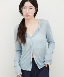 Contrast Edge Sheer Top｜コントラストエッジシアートップス