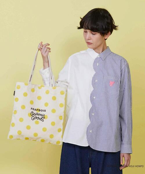 FRAPBOIS（フラボア）の「OSAMU GOODS ロゴトート（トートバッグ・レディース・B/A・FREE）」の9枚目の写真