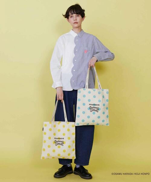 FRAPBOIS（フラボア）の「OSAMU GOODS ロゴトート（トートバッグ・レディース・B/A・FREE）」の14枚目の写真