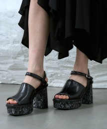 HARE | ガラソールチャンキーサンダル(HARE)(サンダル)