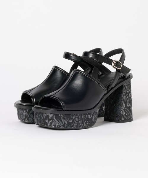 HARE（ハレ）の「ガラソールチャンキーサンダル(HARE)（サンダル・レディース・ブラック系その他/ブラック/シルバー・SMALL/MEDIUM/LARGE）」の16枚目の写真