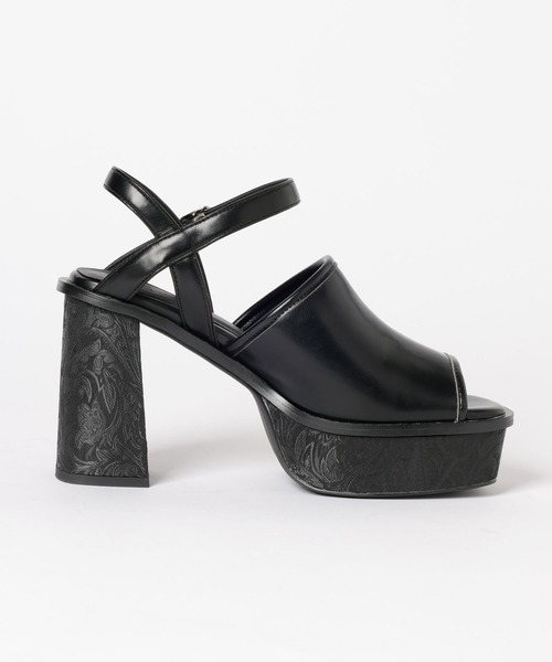 HARE（ハレ）の「ガラソールチャンキーサンダル(HARE)（サンダル・レディース・ブラック系その他/ブラック/シルバー・SMALL/MEDIUM/LARGE）」の19枚目の写真