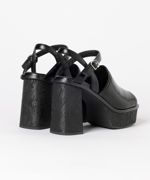 HARE（ハレ）の「ガラソールチャンキーサンダル(HARE)（サンダル・レディース・ブラック系その他/ブラック/シルバー・SMALL/MEDIUM/LARGE）」の20枚目の写真