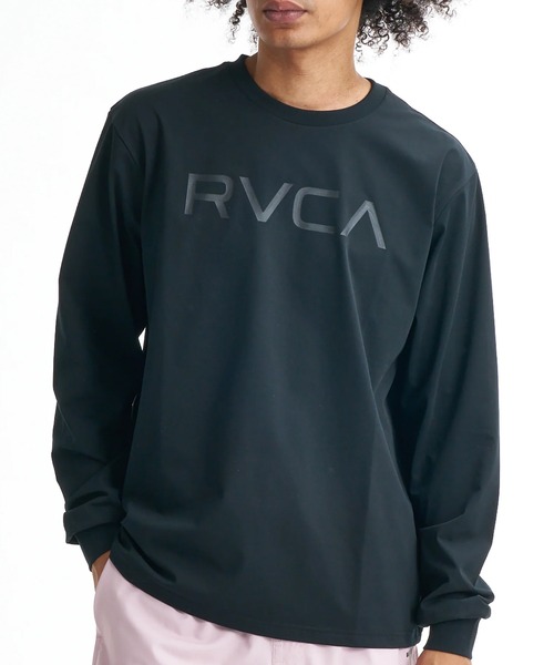 RVCA(ルーカ)の「RVCA STARIGHT WAY LT(Tシャツ/カットソー・メンズ・ホワイト/ブラック・L/M)」の2枚目の写真
