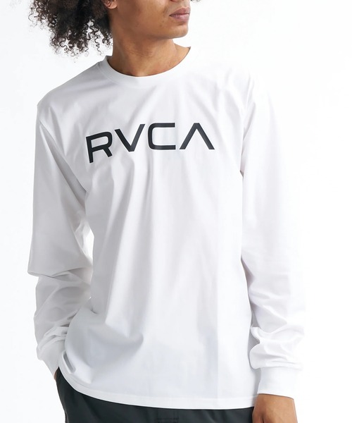 RVCA(ルーカ)の「RVCA STARIGHT WAY LT(Tシャツ/カットソー・メンズ・ホワイト/ブラック・L/M)」の3枚目の写真