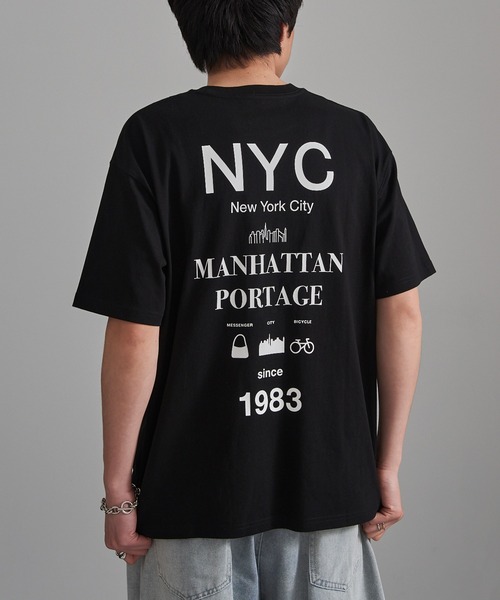 Manhattan Portage(マンハッタンポーテージ)の「【Manhattan Portage】別注 NYC Street Culture Tee /ニューヨークシティストリートカルチャーTシャツ(Tシャツ/カットソー・レディース・ホワイト/ブラック/ヘザーグレー・S/M/L)」の12枚目の写真
