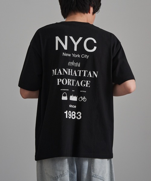 Manhattan Portage(マンハッタンポーテージ)の「【Manhattan Portage】別注 NYC Street Culture Tee /ニューヨークシティストリートカルチャーTシャツ(Tシャツ/カットソー・レディース・ホワイト/ブラック/ヘザーグレー・S/M/L)」の13枚目の写真