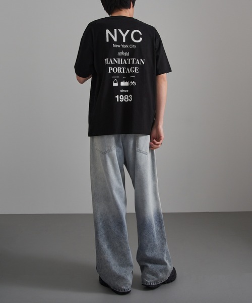 Manhattan Portage(マンハッタンポーテージ)の「【Manhattan Portage】別注 NYC Street Culture Tee /ニューヨークシティストリートカルチャーTシャツ(Tシャツ/カットソー・レディース・ホワイト/ブラック/ヘザーグレー・S/M/L)」の17枚目の写真