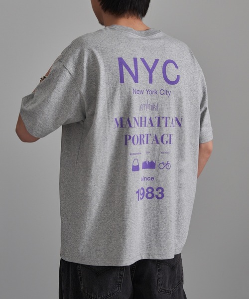 Manhattan Portage(マンハッタンポーテージ)の「【Manhattan Portage】別注 NYC Street Culture Tee /ニューヨークシティストリートカルチャーTシャツ(Tシャツ/カットソー・レディース・ホワイト/ブラック/ヘザーグレー・S/M/L)」の19枚目の写真