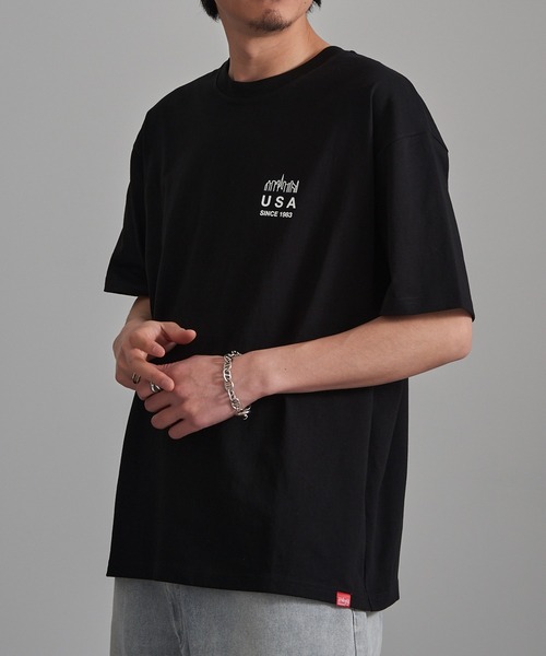 Manhattan Portage(マンハッタンポーテージ)の「【Manhattan Portage】別注 NYC Street Culture Tee /ニューヨークシティストリートカルチャーTシャツ(Tシャツ/カットソー・レディース・ホワイト/ブラック/ヘザーグレー・S/M/L)」の15枚目の写真