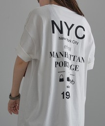 Manhattan Portage（マンハッタンポーテージ）の「【Manhattan Portage】別注 NYC Street Culture Tee  ニューヨークシティストリートカルチャーTシャツ（Tシャツ/カットソー）」