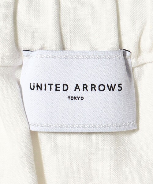 UNITED ARROWS(ユナイテッドアローズ)の「リネン パッチポケット イージーパンツ WHITE ‐ウォッシャブル‐(その他パンツ・レディース・ホワイト・36/38/34)」の12枚目の写真