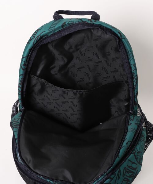 PUMA（プーマ）の「PUMA ウェア プーマウェア U ACADEMY AOP BACKPACK バッグ 091150 23EMERALD/AOP（ボディバッグ/ウエストポーチ・メンズ・グリーン・FREE）」の4枚目の写真