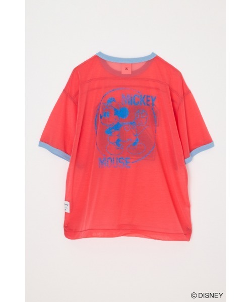 Disney（ディズニー）の「MD NUMBER SPORT Tシャツ/ MICKEY（Tシャツ/カットソー・レディース・ホワイト/ライトブラック/レッド・FREE）」の5枚目の写真