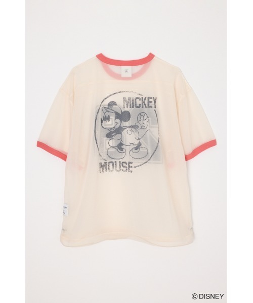 Disney（ディズニー）の「MD NUMBER SPORT Tシャツ/ MICKEY（Tシャツ/カットソー・レディース・ホワイト/ライトブラック/レッド・FREE）」の9枚目の写真