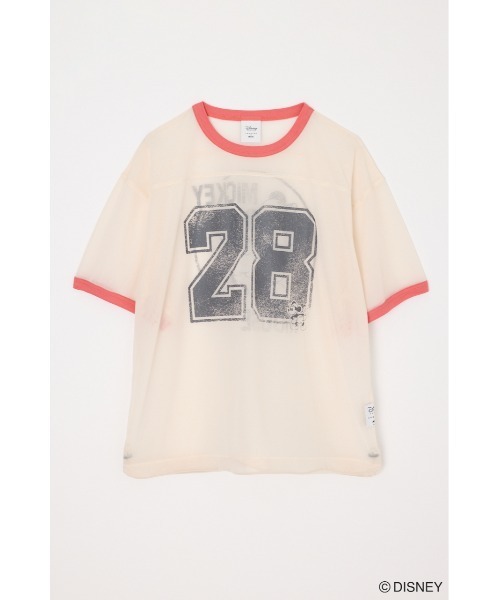 Disney（ディズニー）の「MD NUMBER SPORT Tシャツ/ MICKEY（Tシャツ/カットソー・レディース・ホワイト/ライトブラック/レッド・FREE）」の12枚目の写真