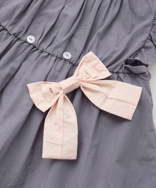 petit main（プティマイン）の「【リンク】いちご刺しゅうシャーリングチュニック（チュニック・キッズ・オフホワイト/ライトピンク/ブルーグレー・100cm/80ｃｍ/120cm/90cm/110cm/130cm）」の18枚目の写真