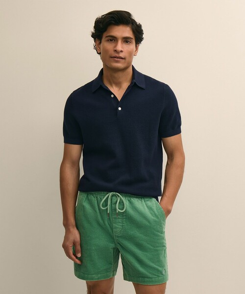 BROOKS BROTHERS(ブルックスブラザーズ)の「スーピマコットン ストレッチピケ ショートスリーブ ポロセーター(ポロシャツ・メンズ・ホワイト/ネイビー/グレー/ブルー・SMALL/LARGE/X-LARGE/MEDIUM)」の2枚目の写真