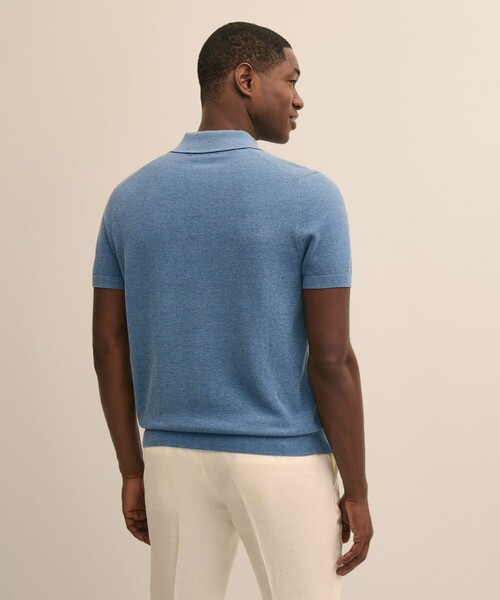 BROOKS BROTHERS(ブルックスブラザーズ)の「スーピマコットン ストレッチピケ ショートスリーブ ポロセーター(ポロシャツ・メンズ・ホワイト/ネイビー/グレー/ブルー・SMALL/LARGE/X-LARGE/MEDIUM)」の9枚目の写真
