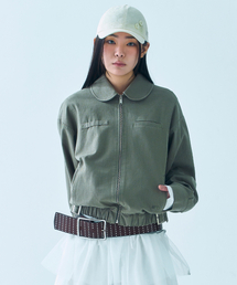 TUOMIO（トゥオミオ）の「ROUND COLLAR WASHED BOMBER [LIGHT KHAKI]（MA-1）」