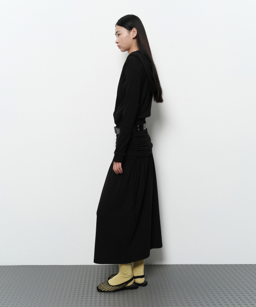 DIAGONAL(ダイアゴナル)の「DIAGONAL ZIP UP HOODIE (black)(パーカー・レディース・その他・FREE)」の5枚目の写真