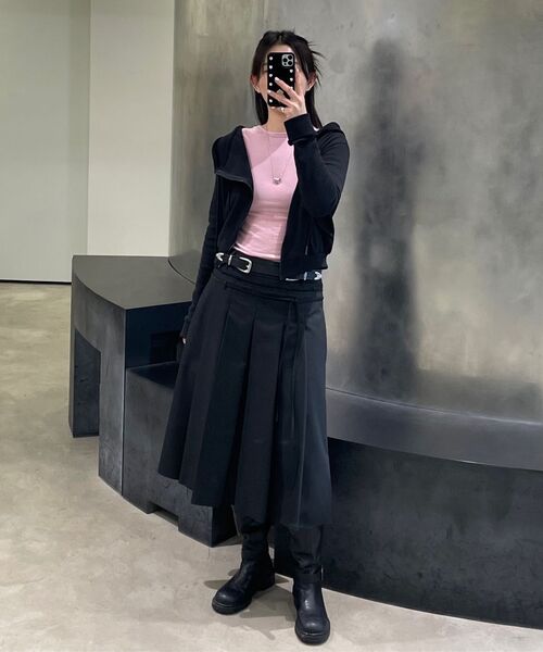 DIAGONAL(ダイアゴナル)の「DIAGONAL ZIP UP HOODIE (black)(パーカー・レディース・その他・FREE)」の10枚目の写真