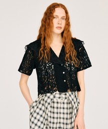 PRANK PROJECT | 【2026Summer Pre-Order】スカラップレースセーラーシャツ / Scallop Lace Sailor Shirt(シャツ/ブラウス)