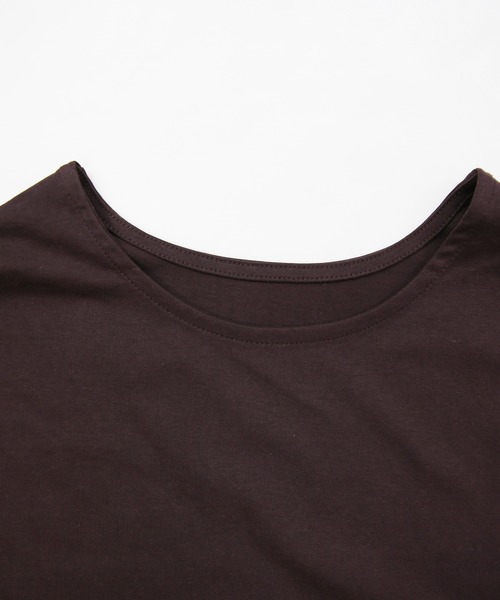 and it_(アンドイット)の「ノースリーブ チュニック(Tシャツ/カットソー・レディース・オフホワイト/ブラック/ブラウン・M)」の8枚目の写真