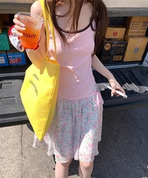 ViViDAY(ビビデー)の「肩リボン キャミソール(キャミソール・レディース・ピンク・M)」の15枚目の写真