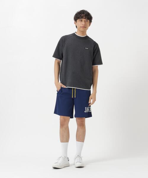 Jack Bunny!!(ジャックバニー)の「14G2P天竺度詰め半袖PEモックネックニットプルオーバー(Tシャツ/カットソー・メンズ・ホワイト/グレー・X-LARGE/LARGE/MEDIUM)」の21枚目の写真