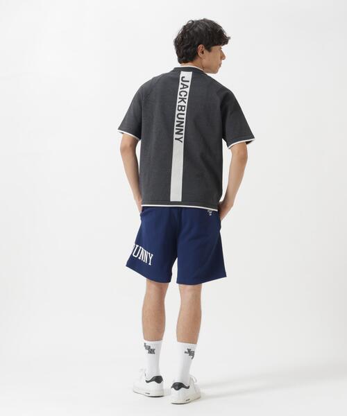 Jack Bunny!!(ジャックバニー)の「14G2P天竺度詰め半袖PEモックネックニットプルオーバー(Tシャツ/カットソー・メンズ・ホワイト/グレー・X-LARGE/LARGE/MEDIUM)」の20枚目の写真
