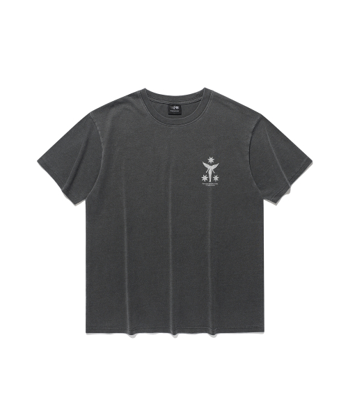 NICE GHOST CLUB(ナイスゴーストクラブ)の「SANCTUM SOCIETY PIGMENT DYED TEE_CHARCOAL(NG2GMUT518A)(Tシャツ/カットソー・レディース・チャコール・SMALL/MEDIUM/LARGE)」の4枚目の写真