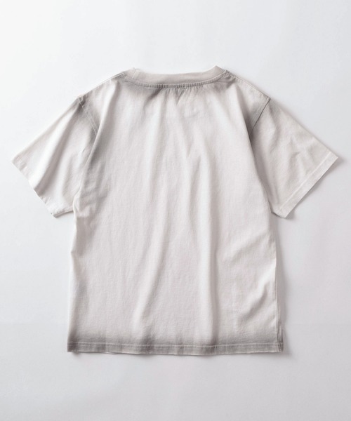 SlashDate(スラッシュデイト)の「【82】スプレー加工 カモフラ柄 アイレット ショート丈 クルーネックTシャツ/ユニセックス/レディース/メンズ(Tシャツ/カットソー・レディース・ブラック/ベージュ/カーキ/ピンク・S/M/L)」の9枚目の写真