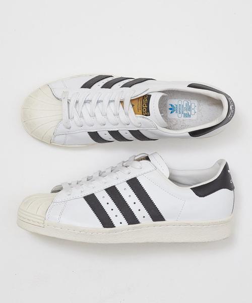 adidas（アディダス）の「※※※◆[アディダス]adidas SUPERSTAR 80s スニーカー◆（スニーカー・レディース・コバルトブルー/ブラック・24cm/22.5cm/23cm/23.5cm/24.5cm/25cm）」の2枚目の写真