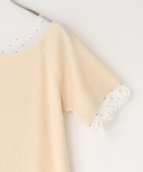 LOWRYS FARM（ローリーズファーム）の「２ＷＡＹレイヤードＳＳ 679660（Tシャツ/カットソー・レディース・ブルー/アイボリー/ブラック・FREE）」の13枚目の写真