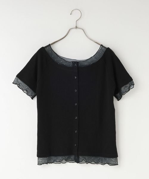 LOWRYS FARM（ローリーズファーム）の「２ＷＡＹレイヤードＳＳ 679660（Tシャツ/カットソー・レディース・ブルー/アイボリー/ブラック・FREE）」の11枚目の写真