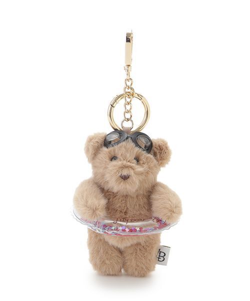 LILY BROWN（リリーブラウン）の「Lily Bearフロートリングチャーム（キーケース/キーアクセサリー・レディース・ブルー/マルチ/ミント/オレンジ/ブラウン・F）」の2枚目の写真