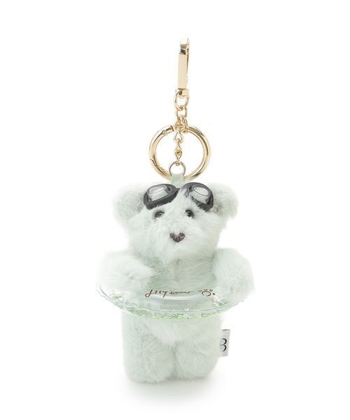 LILY BROWN（リリーブラウン）の「Lily Bearフロートリングチャーム（キーケース/キーアクセサリー・レディース・ブルー/マルチ/ミント/オレンジ/ブラウン・F）」の3枚目の写真