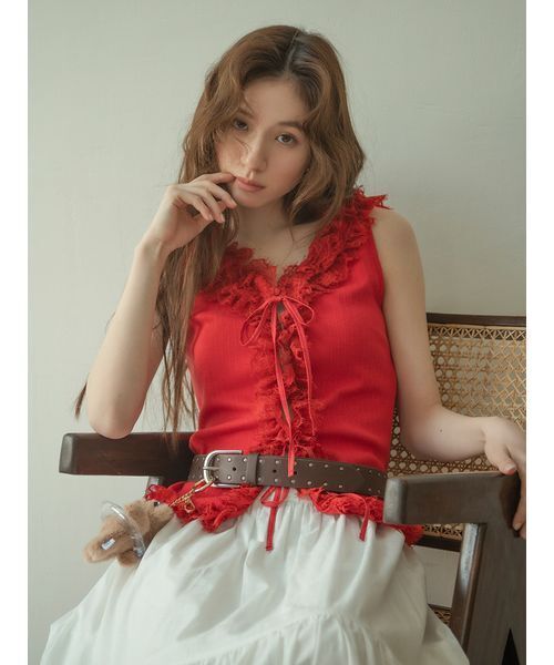 LILY BROWN（リリーブラウン）の「Lily Bearフロートリングチャーム（キーケース/キーアクセサリー・レディース・ブルー/マルチ/ミント/オレンジ/ブラウン・F）」の8枚目の写真