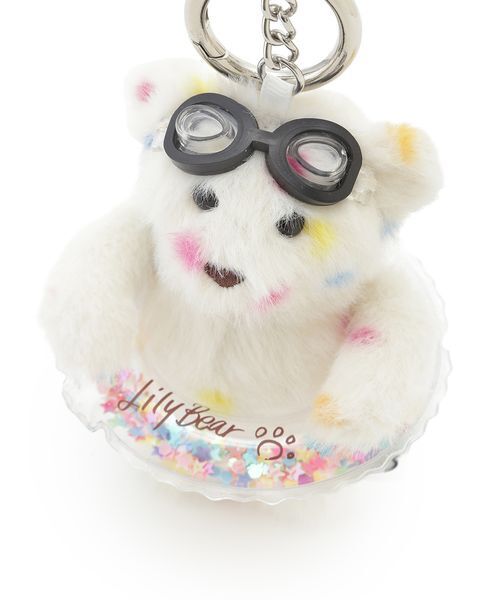 LILY BROWN（リリーブラウン）の「Lily Bearフロートリングチャーム（キーケース/キーアクセサリー・レディース・ブルー/マルチ/ミント/オレンジ/ブラウン・F）」の11枚目の写真