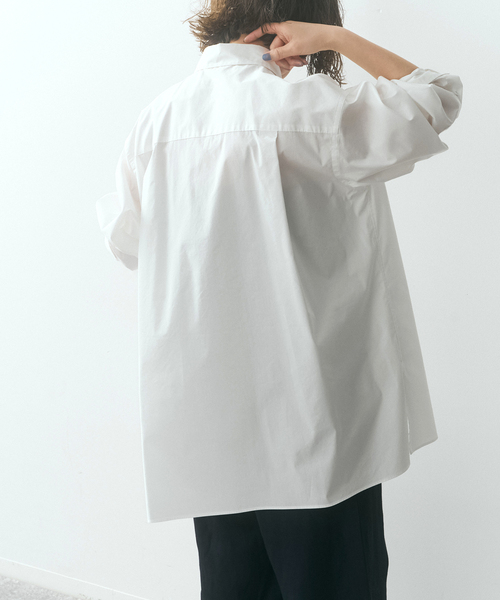 Spick & Span(スピックアンドスパン)の「SHEN TANAKA*S チュニックシャツ(シャツ/ブラウス・レディース・ホワイト/ブルー系その他・FREE)」の8枚目の写真