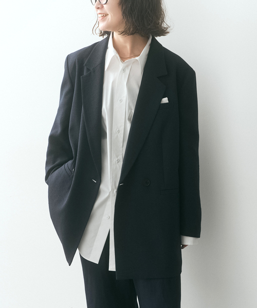 Spick & Span(スピックアンドスパン)の「SHEN TANAKA*S チュニックシャツ(シャツ/ブラウス・レディース・ホワイト/ブルー系その他・FREE)」の9枚目の写真